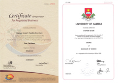 NTB- und BSc-Zertifikat